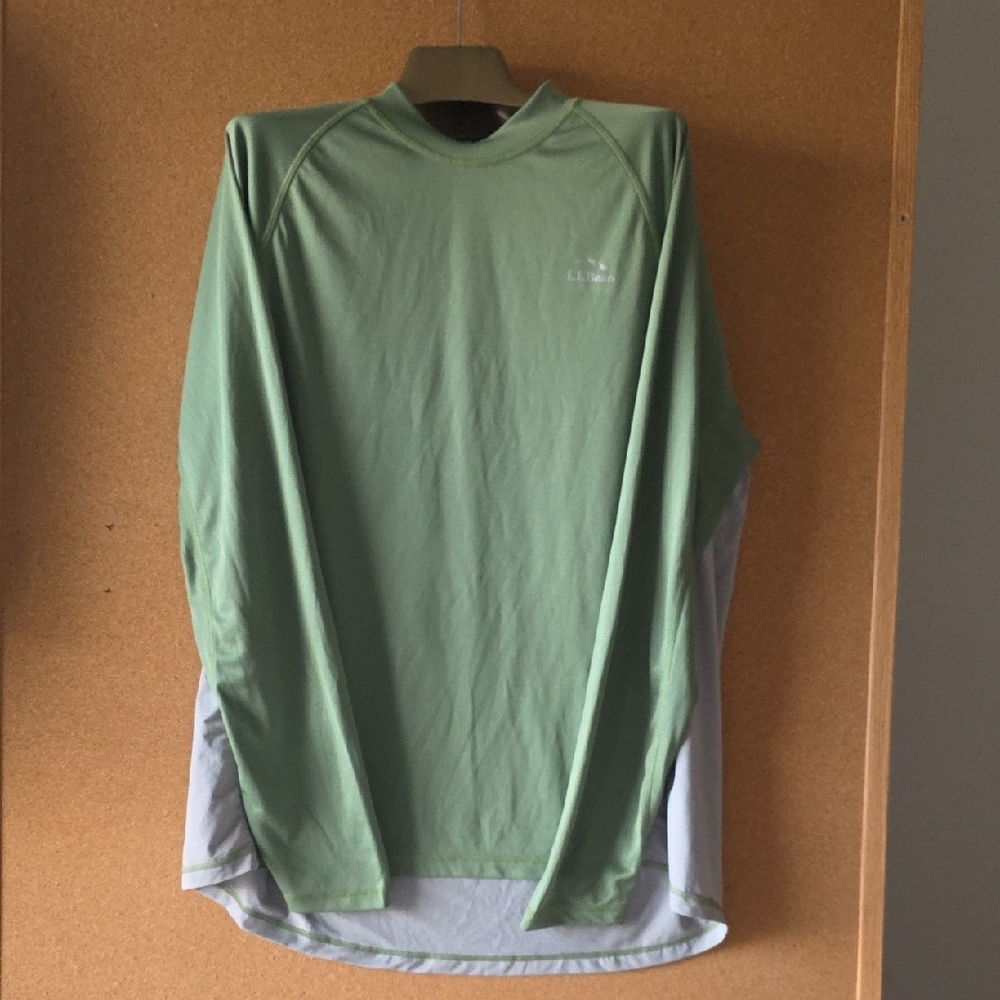L.L. Bean Performance Long Sleeve Shirt Workout,hiking Or Fishing SZ XL Tall